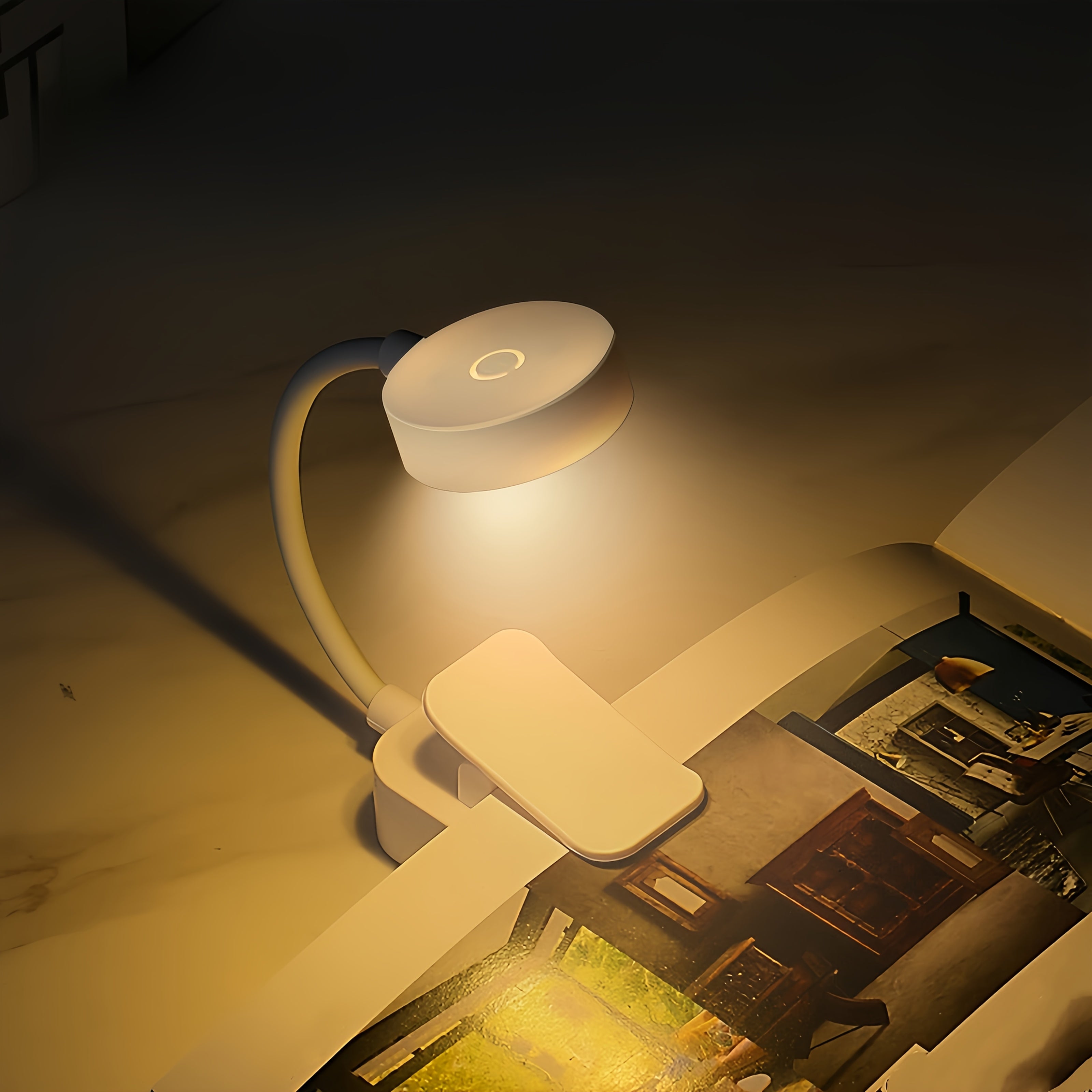 USB-Powered LED Desk Lamp with Touch Control - Portable Reading Light for Bedroom, Study, and Office - Ideal Holiday Gift, Study Light | Sleek LED Lamp | Rechargeable Battery, Office Lighting